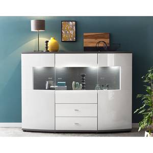 Buffet Intento I Blanc brillant / Anthracite - Blanc brillant / anthracite