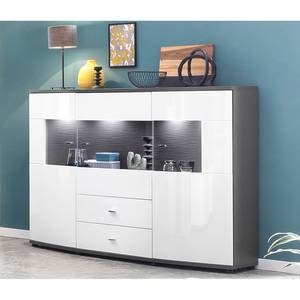 Buffet Intento I Blanc brillant / Anthracite - Blanc brillant / anthracite