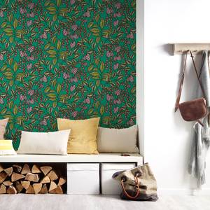 Vliesbehang Floral Impression I Vlies - Groen