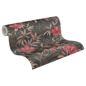 Vliesbehang Bloemen Cuba Vlies - Rood