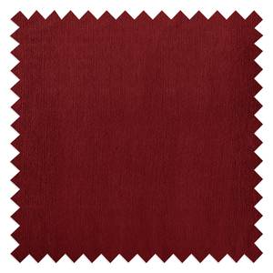 Gestoffeerde hocker Laviva I fluweel - Velours Ravi: Bordeaux - Breedte: 80 cm