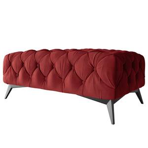 Repose-pieds Laviva I Velours - Velours Ravi: Bordeaux - Largeur : 120 cm