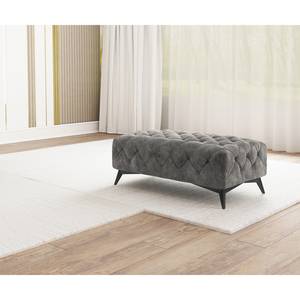 Repose-pieds Laviva I Velours - Velours Ravi: Taupe - Largeur : 120 cm