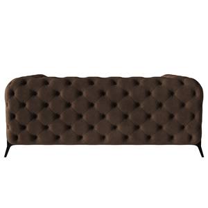 Canapé Laviva II (2 places) Microfibre - Microfibre Priya: Marron foncé