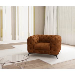 Fauteuil Laviva I Microfibre - Microfibre Priya: Cognac