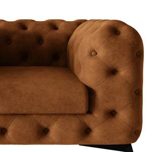 Fauteuil Laviva I Microfibre - Microfibre Priya: Cognac