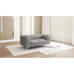 Canapé Laviva I (2 places) Microfibre - Microfibre Enza: Gris