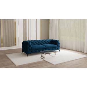 Sofa Laviva I (2,5-Sitzer) Samt - Samt Ravi: Marineblau