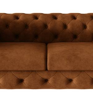 Canapé Laviva I (2 places) Microfibre - Microfibre Priya: Cognac