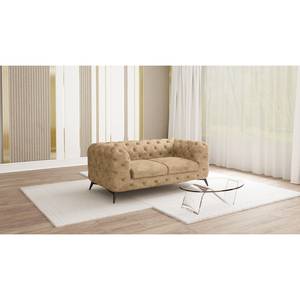 Canapé Laviva I (2 places) Microfibre - Microfibre Priya: Beige