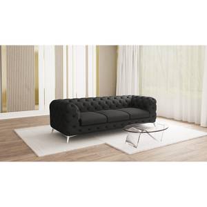 Canapé Laviva I (3 places) Microfibre - Microfibre Enza: Anthracite