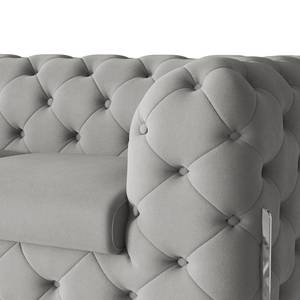 Sofa Laviva II (3-Sitzer) Microfaser - Microfaser Enza: Grau