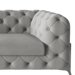 Sofa Laviva II (3-Sitzer) Microfaser - Microfaser Enza: Grau