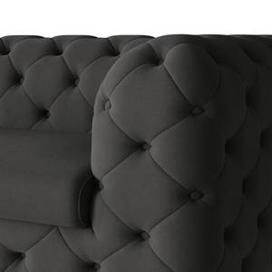 Canapé Laviva I (2-3 places) Microfibre - Microfibre Enza: Anthracite