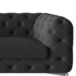 Canapé Laviva I (2-3 places) Microfibre - Microfibre Enza: Anthracite