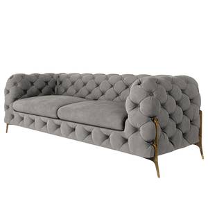 Sofa Laviva II (2,5-Sitzer) Samt - Samt Ravi: Taupe