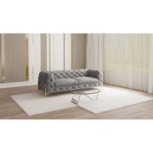 Sofa Laviva II (2,5-Sitzer) Samt - Samt Ravi: Taupe