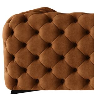 Canapé Laviva I (3 places) Microfibre - Microfibre Priya: Cognac