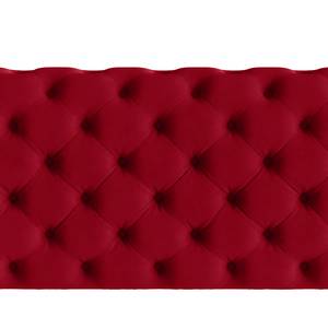 Hoekbank Laviva VI fluweel - Velours Ravi: Rood - 323 x 200 cm