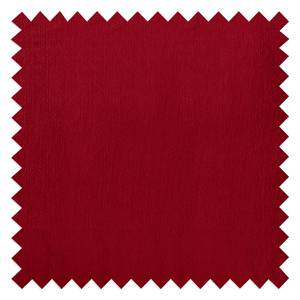 Hoekbank Laviva VI fluweel - Velours Ravi: Rood - 323 x 200 cm