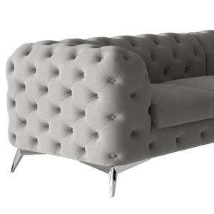 Ecksofa Laviva III Microfaser - Microfaser Enza: Grau - 262 x 262 cm