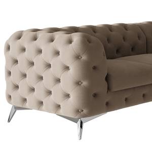 Ecksofa Laviva III Microfaser - Microfaser Enza: Cappuccino - 262 x 262 cm