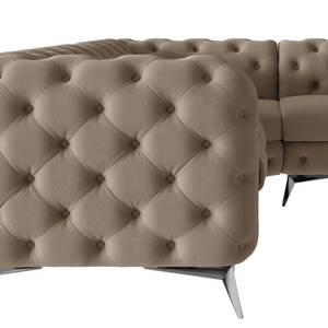 Ecksofa Laviva III Microfaser - Microfaser Enza: Cappuccino - 262 x 262 cm