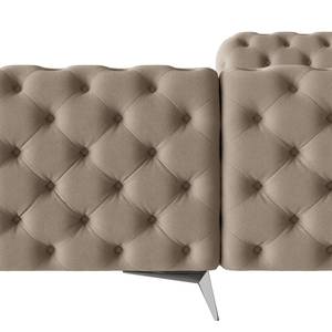 Hoekbank Laviva III microvezel - Microvezel Enza: Cappuccino - 262 x 262 cm