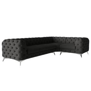 Ecksofa Laviva VI Microfaser - Microfaser Enza: Anthrazit - 323 x 200 cm