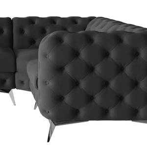 Ecksofa Laviva VI Microfaser - Microfaser Enza: Anthrazit - 323 x 200 cm