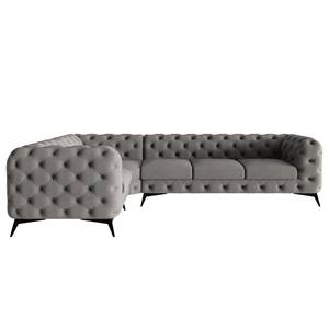 Ecksofa Laviva VI Samt - Samt Ravi: Taupe - 323 x 200 cm