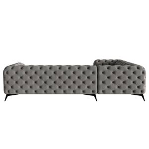 Ecksofa Laviva VI Samt - Samt Ravi: Taupe - 323 x 200 cm