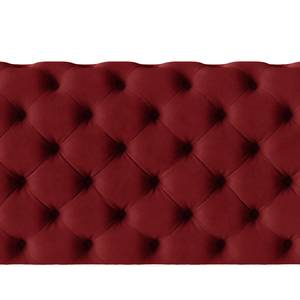 Hoekbank Laviva VI fluweel - Velours Ravi: Bordeaux - 323 x 200 cm