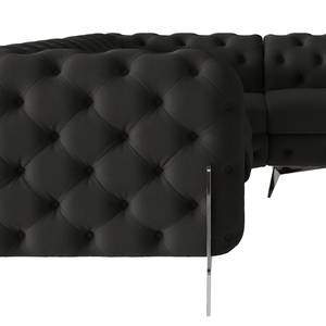 Ecksofa Laviva IV Microfaser - Microfaser Enza: Anthrazit - 262 x 262 cm - Gleichschenklig