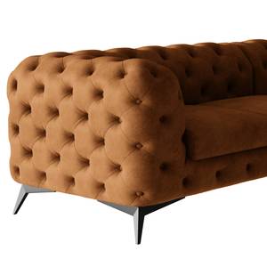 Ecksofa Laviva III Microfaser - Microfaser Priya: Cognac - 262 x 262 cm