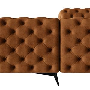 Ecksofa Laviva III Microfaser - Microfaser Priya: Cognac - 262 x 262 cm