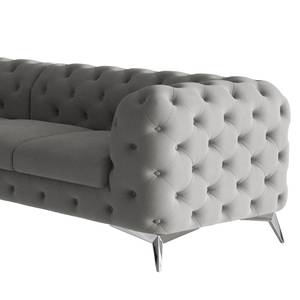 Ecksofa Laviva VI Microfaser - Microfaser Enza: Grau - 323 x 262 cm