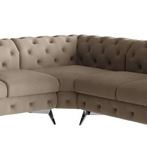 Ecksofa Laviva VI Microfaser - Microfaser Enza: Cappuccino - 323 x 262 cm