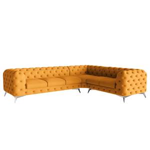 Ecksofa Laviva VI Microfaser - Microfaser Enza: Safran - 323 x 262 cm