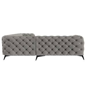 Ecksofa Laviva VI Samt - Samt Ravi: Taupe - 323 x 262 cm