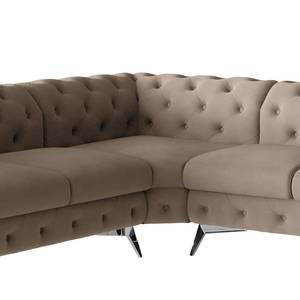 Ecksofa Laviva III Microfaser - Microfaser Enza: Cappuccino - 323 x 323 cm