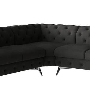 Ecksofa Laviva IV Microfaser - Microfaser Enza: Anthrazit - 323 x 323 cm - Gleichschenklig