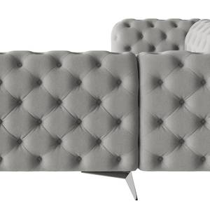 Canapé d’angle Laviva IV Microfibre - Microfibre Enza: Gris - 323 x 323 cm - Isocèles