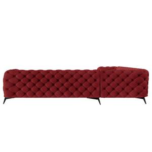 Ecksofa Laviva III Samt - Samt Ravi: Bordeaux - 323 x 323 cm