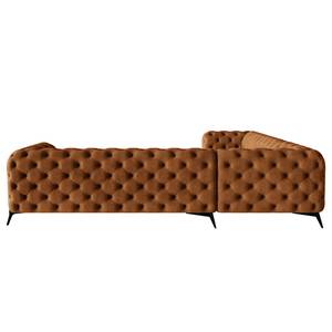 Canapé d’angle Laviva IV Microfibre - Microfibre Priya: Cognac - 323 x 323 cm - Isocèles