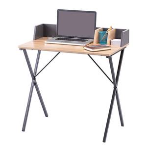 Bureau Lar Eikenhouten look/zwart