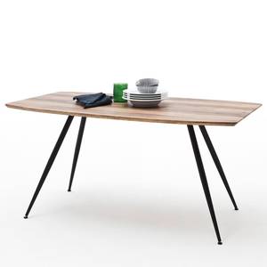 Eettafel Bucklin antieke wild eikenhouten look/zwart