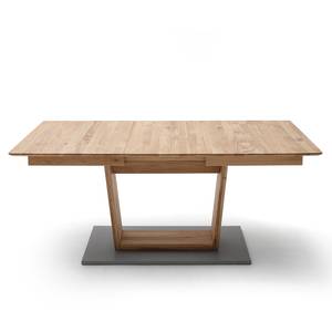 Eettafel Dixiana (met uitschuiffunctie) - Wild eikenhout - Breedte: 180 cm - Grijs