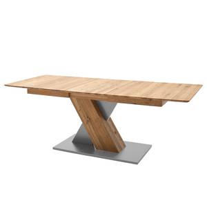 Table Covina (extensible) - Chêne sauvage - Largeur : 180 cm - Gris