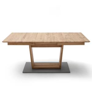 Eettafel Dixiana (met uitschuiffunctie) - Wild eikenhout - Breedte: 140 cm - Grijs